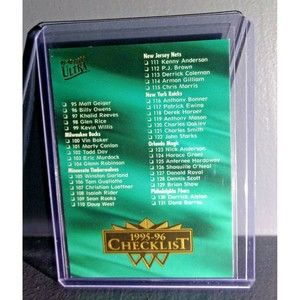 1995-96 Fleer Ultra #199 Basketball Card